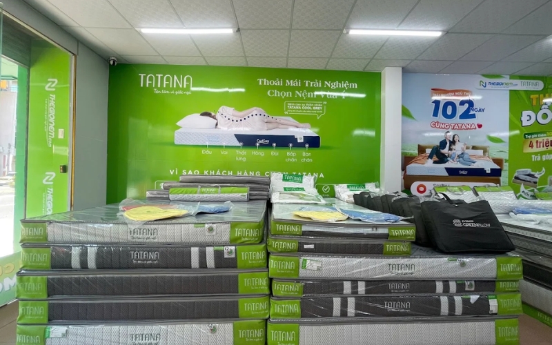 Showroom bán nệm chính hãng tại phường Tây Nha Trang 